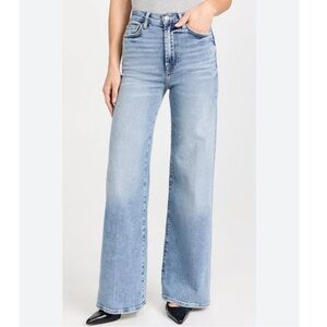 MOTHER SUPERIOR The Lasso Sneak High-Rise Wide-Leg Floral Fury Jeans